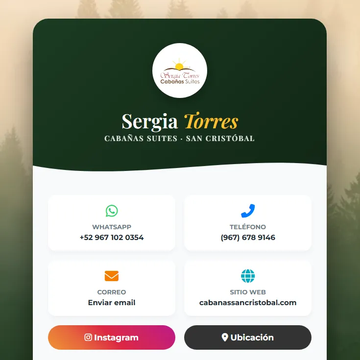 Sergia Torres Cabañas – Tarjeta Digital